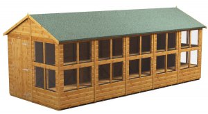 Power 20x8 Apex Potting Shed - Single Door